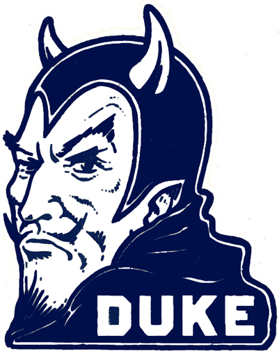 Duke Blue Devils 1941-1957 Primary Logo diy fabric transfer